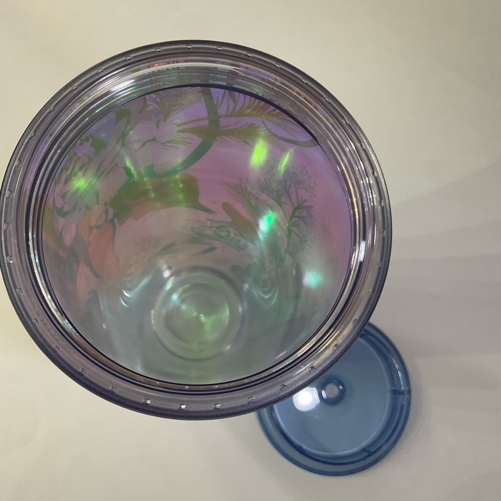 Starbucks Holiday 2023 Tumbler Roses Translucent Missing Straw & Topper - Picture 4 of 9